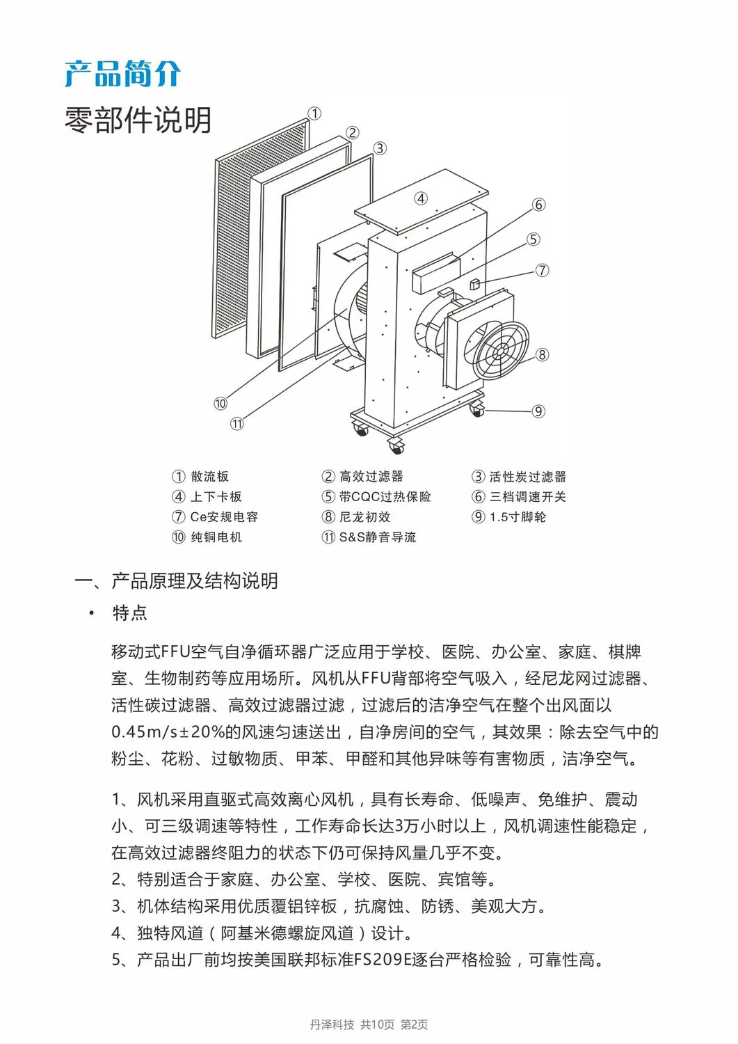 ffu空气净化安装示意图图片